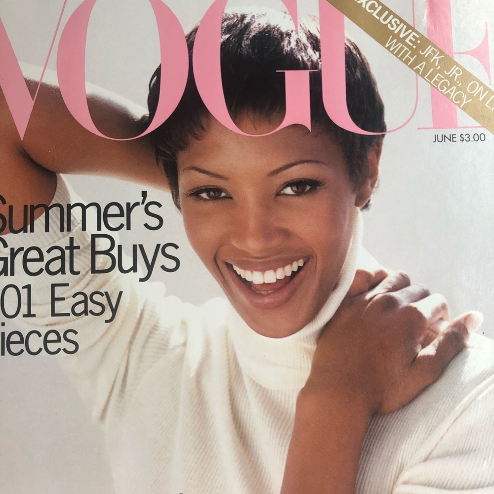 Vogue JUNE 1993 NAOMI CAMPBELL Like New - Picture 2 of 8
